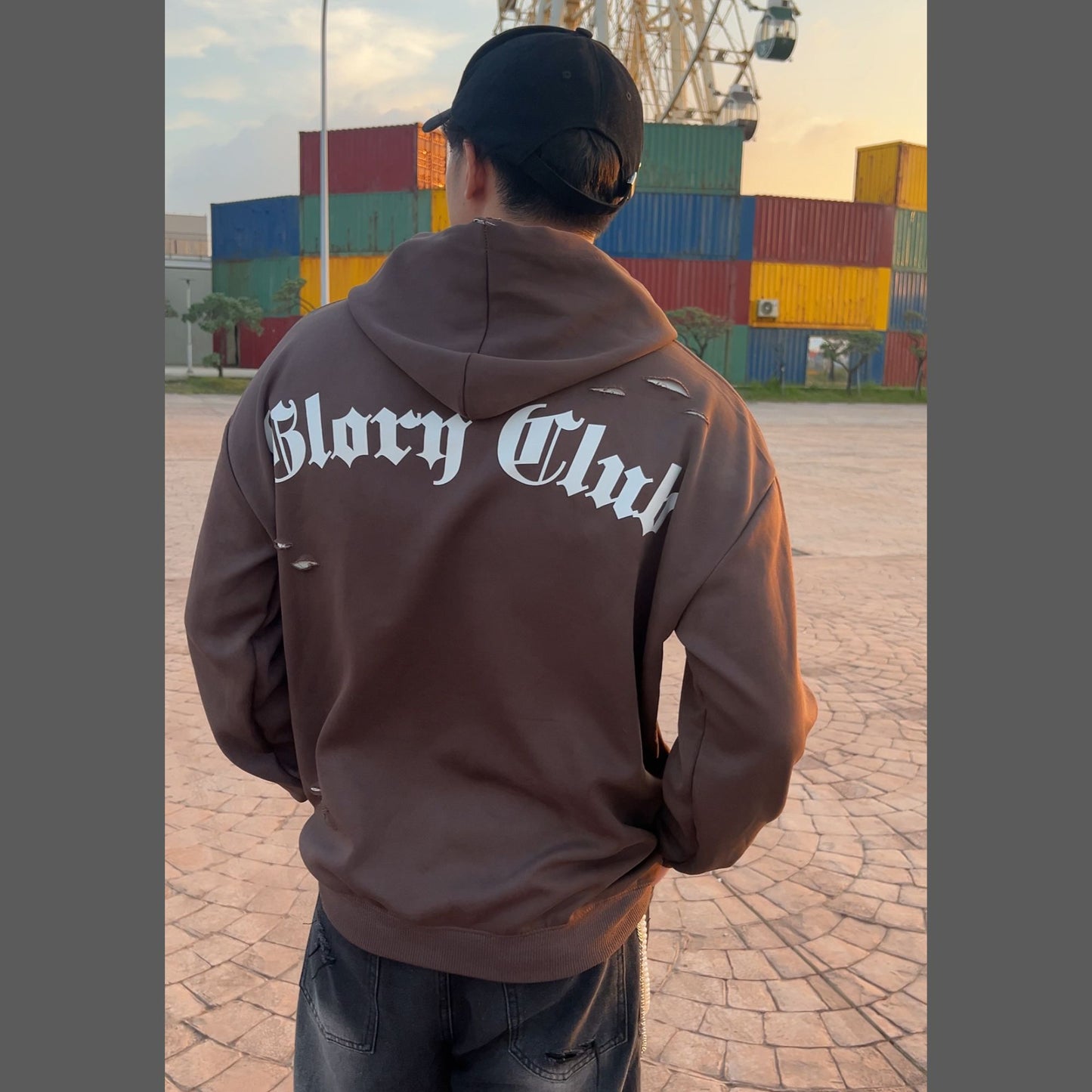 G.D. Brown Brushed Hoodie