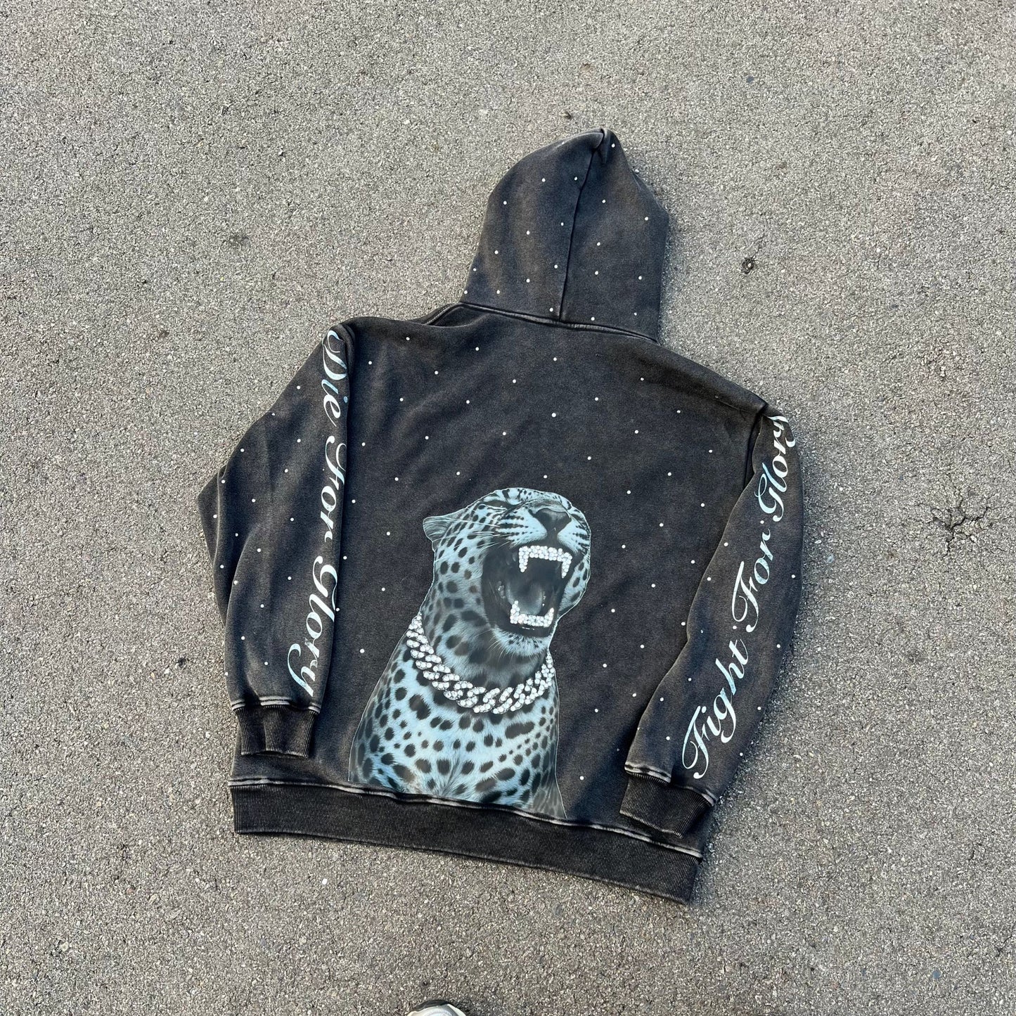 Team Glory Cheetah Washed Hoodie