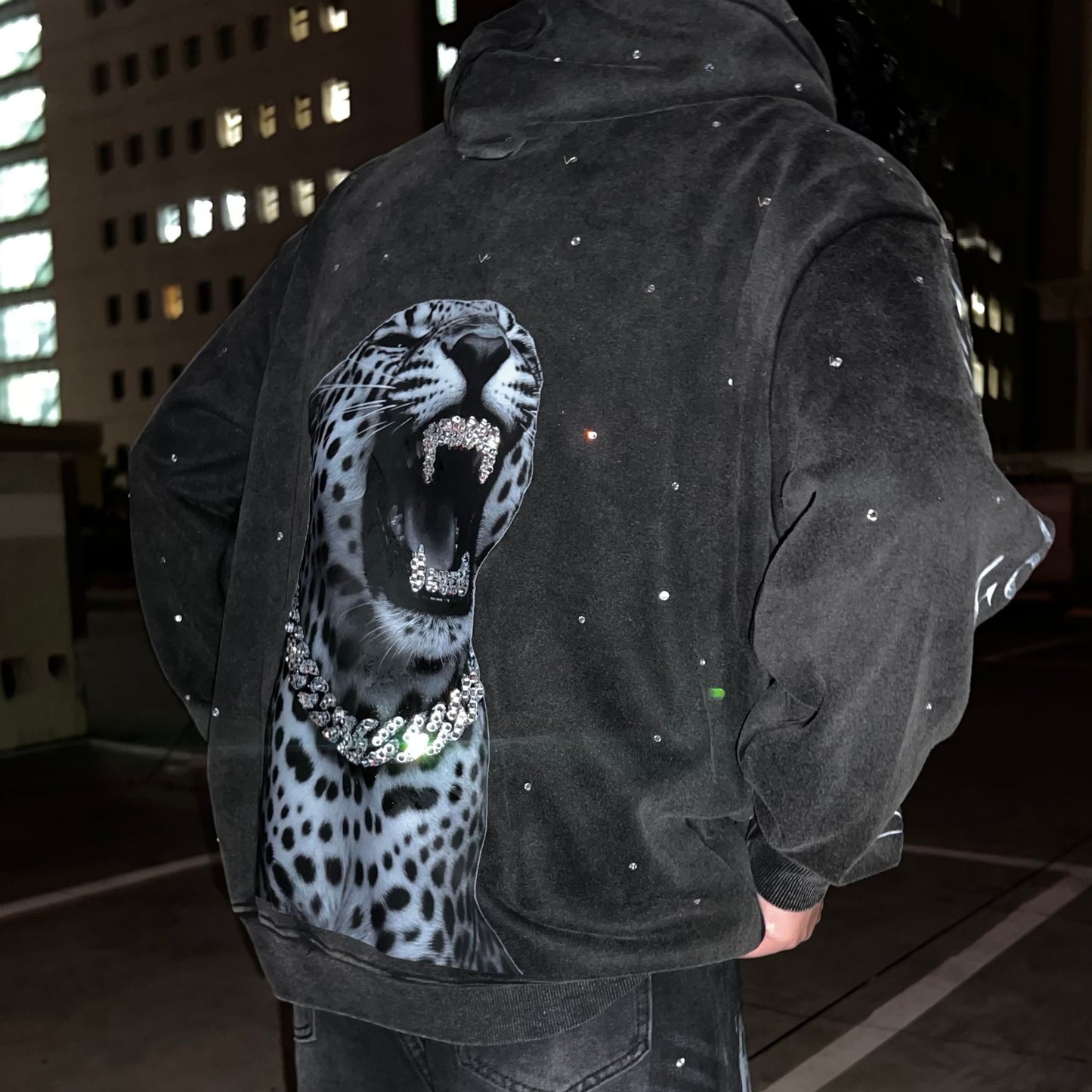 Team Glory Cheetah Washed Hoodie