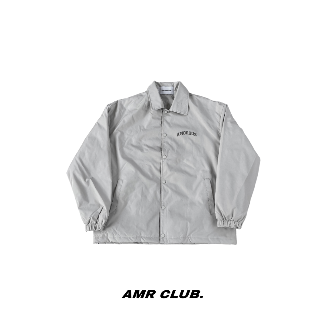 Collage Arch logo apricot coach jacket / J-02