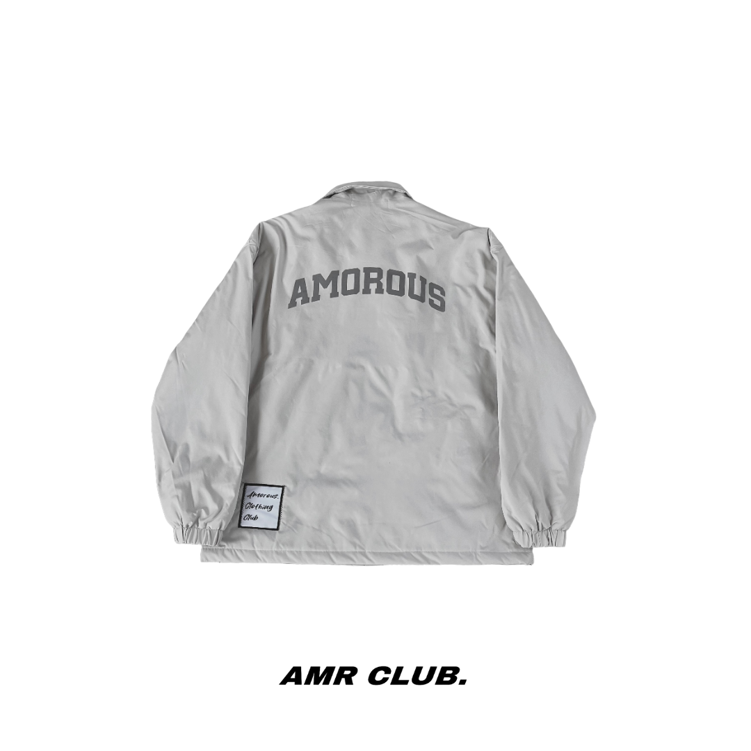 Collage Arch logo apricot coach jacket / J-02