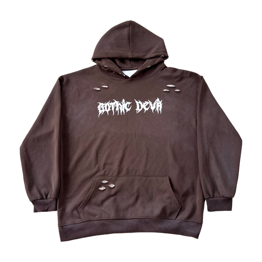 G.D. Brown Brushed Hoodie