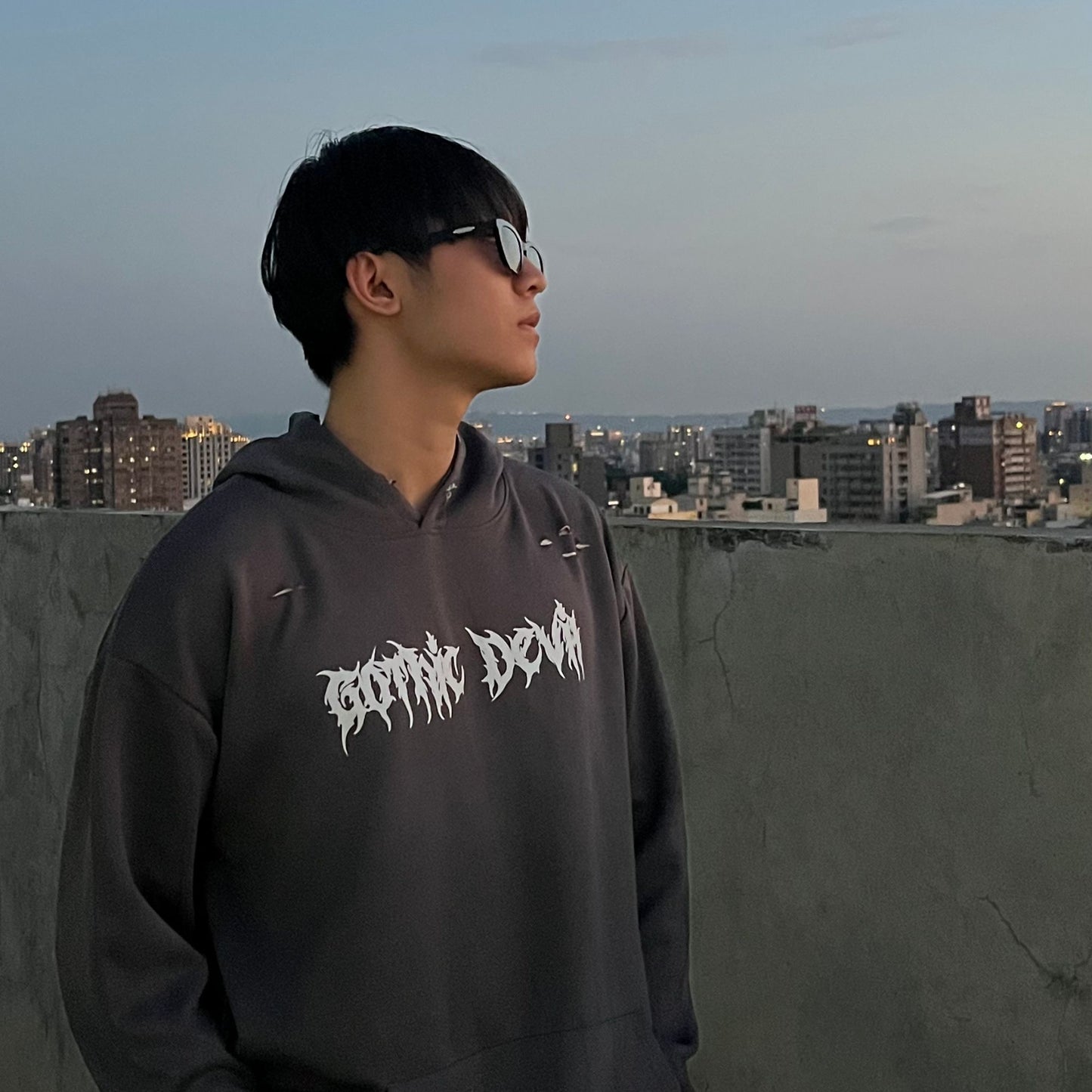 G.D. Iron Gray Brushed Hoodie