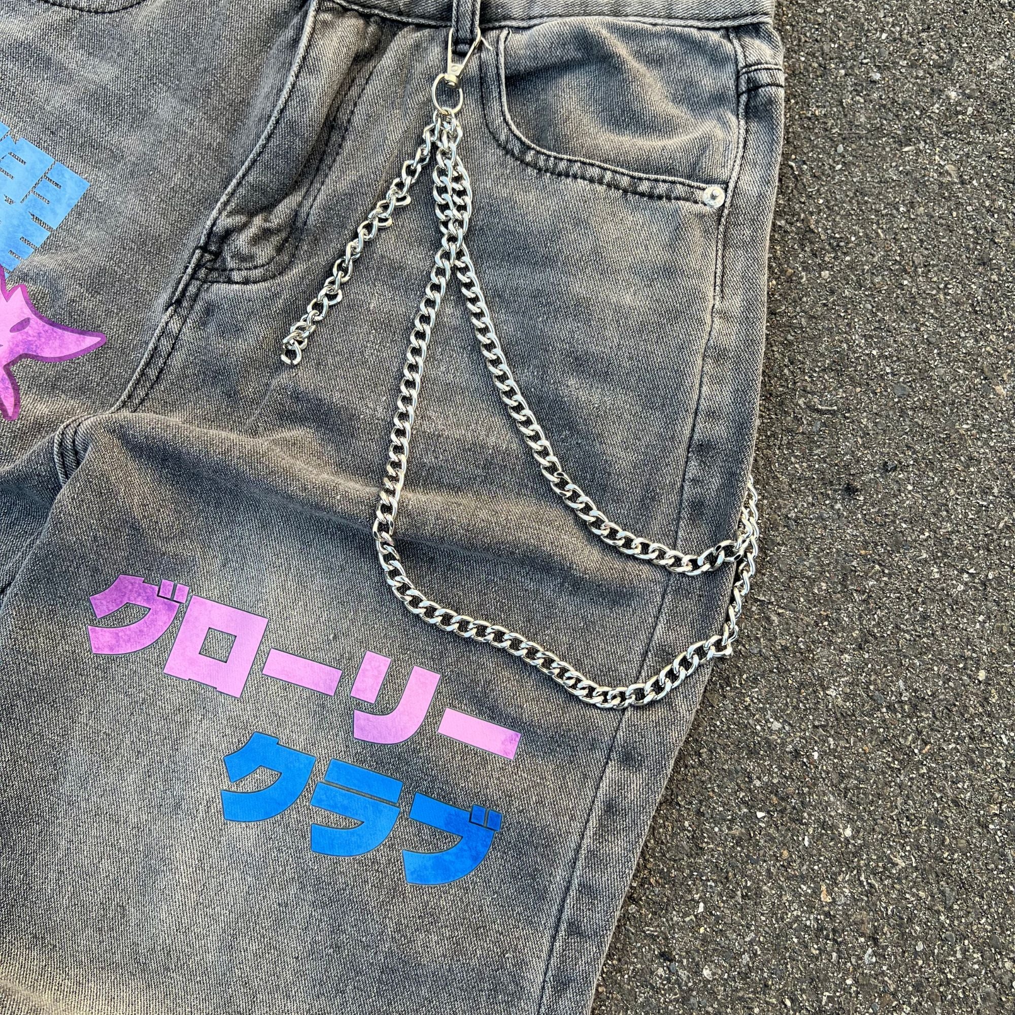 Glory Graffiti Washed Jeans