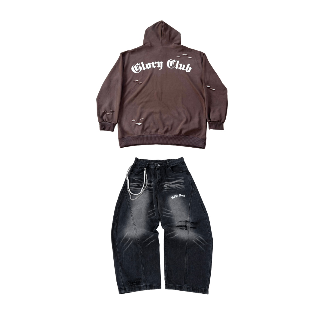 "Hoodie" + "Jeans" Bundle (Discount and Free Shipping)