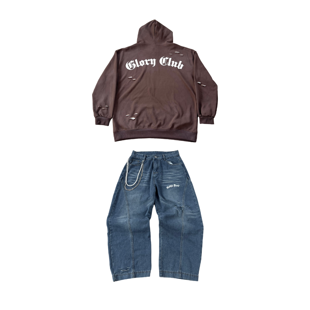 "Hoodie" + "Jeans" Bundle (Discount and Free Shipping)