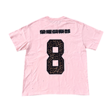 No. 8 Cheetah Pink Tee