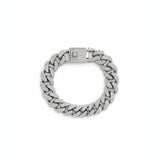 Fully diamond Cuban bracelet