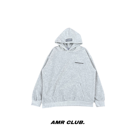 Incline logo white and gray hoodie / H-01