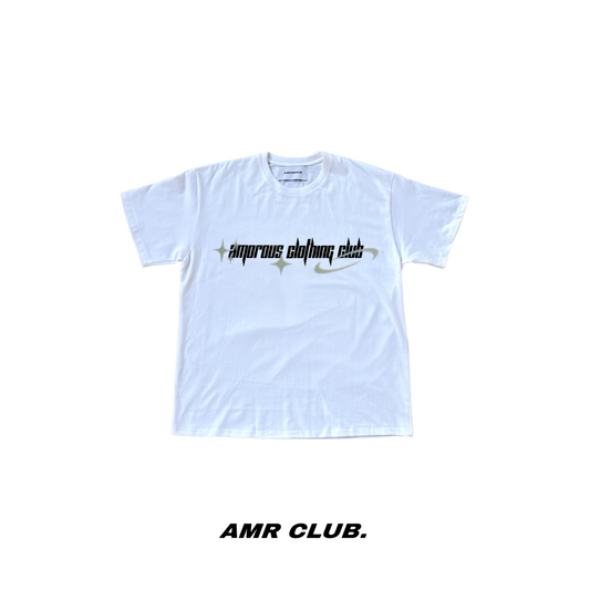 Cross and Stars White Tee / T-03