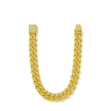 Diamond Cuban Gold Necklace